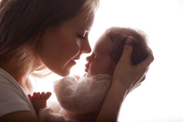 Baby with mother photo shoot in London