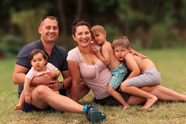 Family photo shoot in London